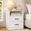 White 8 Drawer Chest of Drawers & 2 Bedside Tables – Modern Storage Suite for Australian Homes