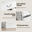 HAMPTON 3-Piece Bedroom Furniture Set: Vintage 6-Drawer Dresser & 2 Bedside Tables - White