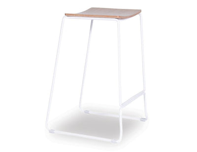 Ardent Stool - White - Natural