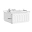 Opera White Lift Top Coffee Table with Storage- Square Central Table