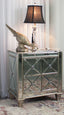 Bently Mirrored Bedside Table. Last one, floor stock left, half price.  showroom sample is available