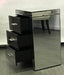 Mirrored Modern Bedside with 3 drawers on runners