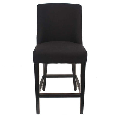 Ophelia Tall Barstool Black chrome ring on back