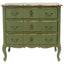 Marie Antoinette Gold accent Chest of Drawers French influence 90. Charming chest of drawers in traditional French colouring of mint green and antique