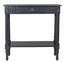 Norfolk Console Black with 1 Dr & shelf (Flatpacked), The spacious drawer lets you discreetly store essentials like keys , keeping your e