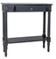 Norfolk Console Black with 1 Dr & shelf (Flatpacked), The spacious drawer lets you discreetly store essentials like keys , keeping your e