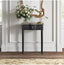 Norfolk Console Black with Natural top 80 (Flatpacked), Great for an entryway in a small home or apartment