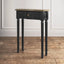 Norfolk Console Black with Natural top 80 (Flatpacked), Great for an entryway in a small home or apartment