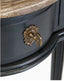 Norfolk Console Black with Natural top 80 (Flatpacked), Great for an entryway in a small home or apartment