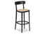 Liana Stool - Black - Cane Seat - 74cm Seat Height (Bar Bench)