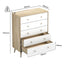 Adriana 10 Drawers Chest of Drawers Tallboy Dressers | Scandinavian Style Chest for Elegant Storage