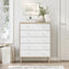 Adriana 5 Drawers Chest of Drawers Dresser with 2 Bedside Tables Bedroom Bundle