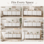 Adriana 12 Chest of Drawers Dresser | Lowboy Storage Cabinet in Scandinavian Style for Modern Living