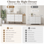 Adriana 12 Chest of Drawers Dresser | Lowboy Storage Cabinet in Scandinavian Style for Modern Living