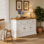 Hamptons Buffet Sideboard Cabinet | 3-Drawer & 3-Door Coastal Console Cupboard