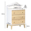 3 Chest of Drawers Dresser Stoage Cabinet | Bedroom Furniture for Stylish Storage