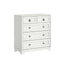 CABOT 5-Drawer Tallboy - White Chest of Drawers Coastal Bedroom Storage Cabinet