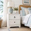 CABOT White 5 Chest of Drawers Tallboy + 2 Bedside Tables Coastal Bedroom Storage Bundles