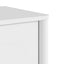 HARLA 6-Drawer Dresser in White with Scalloped Detail