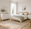 HARLA White 6 Chest of Drawers Dresser + 2 Bedside Tables Bedroom Bundles with Scalloped Detail