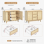 Ballina Buffet Sideboard Set of 2 Storage Cabinet Cupboard Cabinet for Kitchen Storage