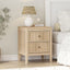 LINDLEY 3-Piece Furniture Set: Modern Minimalist Sideboard Buffet & Matching Nightstands Combo