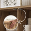 ATMA 4-Door Oak Buffet Sideboard Cabinet with 3D Geometric Texture