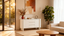 AMBER 140cm White Buffet Sideboard - 3 Drawers & 2 Doors Storage Cabinet