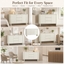 AMBER Large Buffet Sideboard 150cm Cupboard Cabinet Set of 2 | Spacious and Stylish Storage Solution