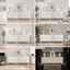 AMBER 6 Drawer Chest of Drawers Set of 2 Dresser Storage Cabinet White for Bedroom