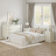 AMBER 6 Drawer Chest of Drawers and 2 Bedside Tables Dresser Storage Lowboy Cabinet White for Bedroom