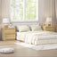 Belmont Bedside Table Light Oak Set of 2 | 2 Drawer Dresser Bundle Modern Nightstand