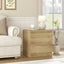 Belmont Bedside Table Light Oak Set of 2 | 2 Drawer Dresser Bundle Modern Nightstand