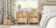 BYRON Bedside Table with 2 Drawers Set of 2 for Bedroom Living Room