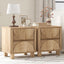 BYRON Bedside Table with 2 Drawers Set of 2 for Bedroom Living Room