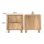 BYRON Bedside Table with 2 Drawers for Bedroom Living Room