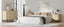 Fluted Bedside Table Set of 2 | 2 Drawer Dresser Modern Nightstand