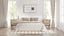Fluted Bedside Table Set of 2 | 2 Drawer Dresser Modern Nightstand