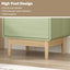 Green Bedside Table 2 Drawer Dresser Modern Storage Cabinet Bedroom Living Room