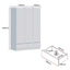 Noosa 3 Door 2 Drawer Wardrobe Set of 2