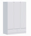 Noosa 3 Door 2 Drawer Wardrobe Set of 2