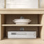 LINDLEY TV Entertainment Unit with 2 Doors Storage TV Cabinet with Open Shelves 140CM