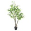 Potted Artificial Eucalyptus Tree (White Box Eucalyptus Albens) 120cm