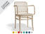 811 Hoffmann Armchair - Cane Seat - Cane Backrest - by TON