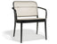 811 Lounge Armchair - Cane Seat - Cane Backrest - by TON