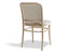 811 Hoffmann Chair - Upholstered Seat - Cane Backrest - by TON