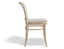 811 Hoffmann Chair - Upholstered Seat - Cane Backrest - by TON