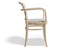 811 Hoffmann Armchair - Upholstered Seat - Cane Backrest - by TON