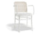 811 Hoffmann Armchair - Upholstered Seat - Cane Backrest - by TON