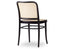 811 Hoffmann Chair - Black Stain - Cane Seat - Cane Backrest - by TON